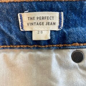 Madewell Blue Straight Leg Jeans